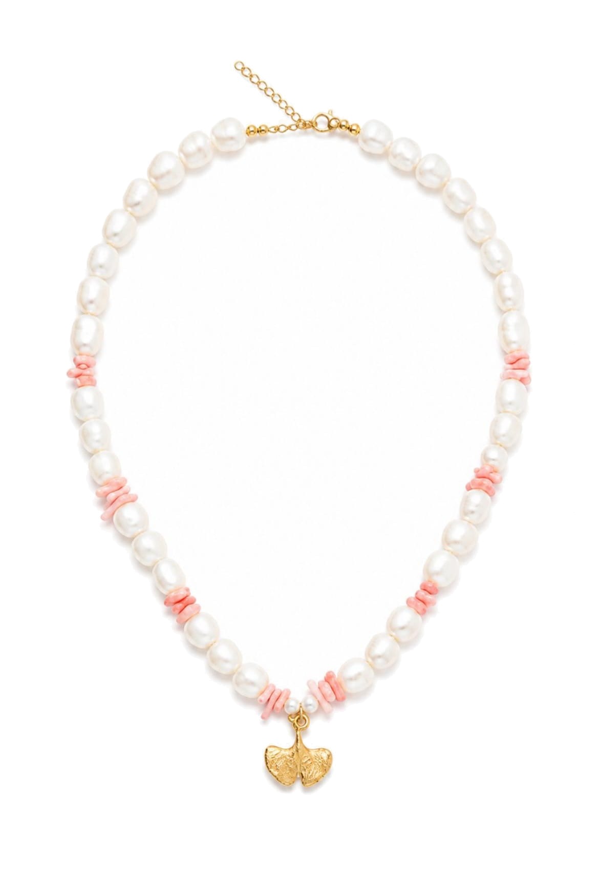 Petal Pearl Ginkgo Kolye